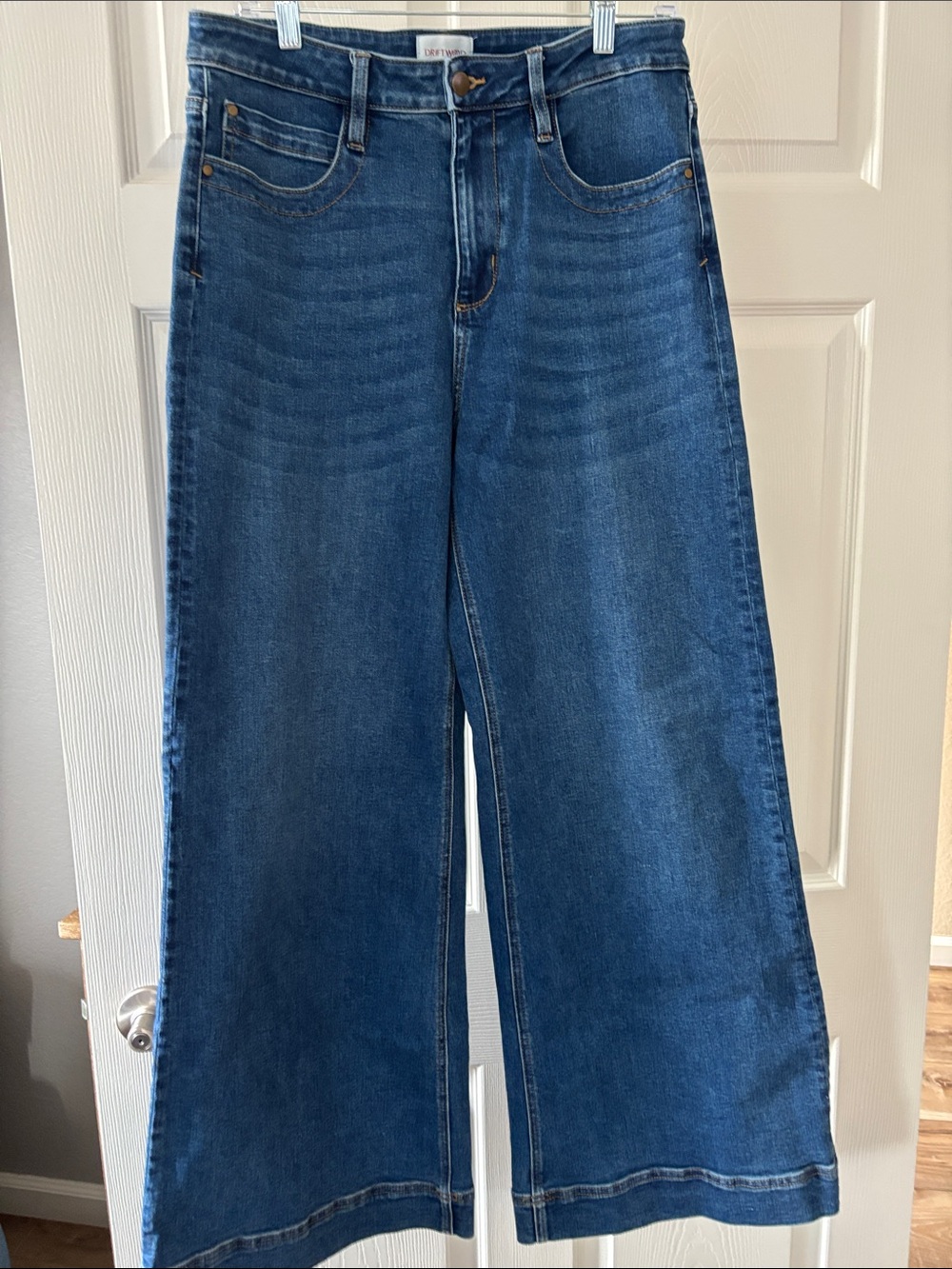 Driftwood Martha Wide Leg Medium Blue Jeans - Never Worn